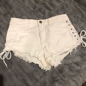 Forever 21 white shorts